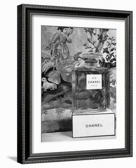 Close Up of Perfume Bottle-Hans Wild-Framed Photographic Print