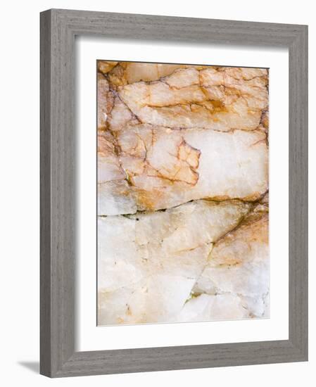 Close Up of Quartz, Scotland, UK-Niall Benvie-Framed Photographic Print