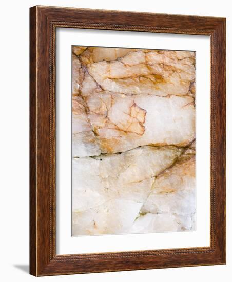 Close Up of Quartz, Scotland, UK-Niall Benvie-Framed Photographic Print