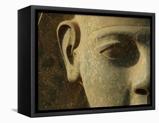 Close up of Ramses II Statue Luxor, Egypt-Staffan Widstrand-Framed Premier Image Canvas