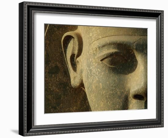 Close up of Ramses II Statue Luxor, Egypt-Staffan Widstrand-Framed Photographic Print