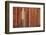 Close-up of rusted corrugated metal panels.-Stuart Westmorland-Framed Photographic Print