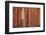 Close-up of rusted corrugated metal panels.-Stuart Westmorland-Framed Photographic Print