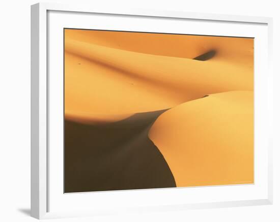 Close-Up of Sand Dunes in Erg Chebbi Sand Sea, Sahara Desert, Near Merzouga, Morocco-Lee Frost-Framed Photographic Print