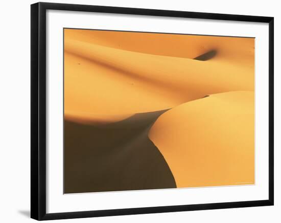 Close-Up of Sand Dunes in Erg Chebbi Sand Sea, Sahara Desert, Near Merzouga, Morocco-Lee Frost-Framed Photographic Print