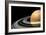 Close-Up of Saturn and its Planetary Rings-null-Framed Premium Giclee Print