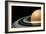 Close-Up of Saturn and its Planetary Rings-null-Framed Premium Giclee Print