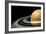 Close-Up of Saturn and its Planetary Rings-null-Framed Art Print