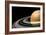 Close-Up of Saturn and its Planetary Rings-null-Framed Art Print