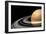 Close-Up of Saturn and its Planetary Rings-null-Framed Art Print