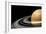 Close-Up of Saturn and its Planetary Rings-null-Framed Art Print