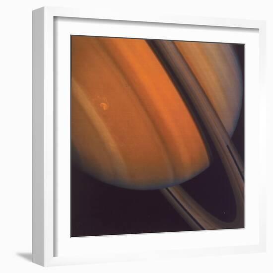 Close Up of Saturn's Rings, 1981-null-Framed Giclee Print