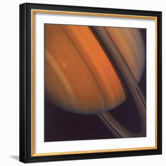 Close Up of Saturn's Rings, 1981-null-Framed Giclee Print