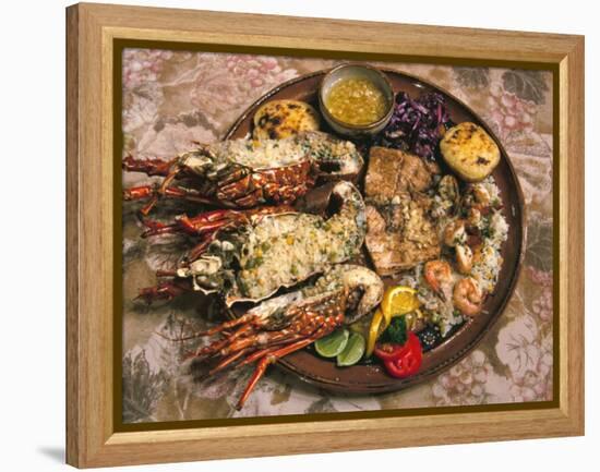 Close-up of Seafood Platter, Puerto Vallarta, Mexico-Merrill Images-Framed Premier Image Canvas