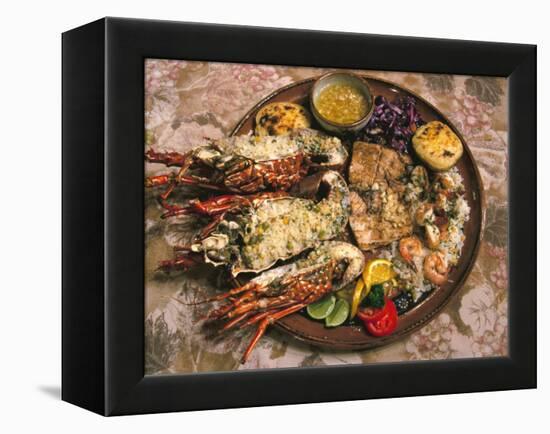 Close-up of Seafood Platter, Puerto Vallarta, Mexico-Merrill Images-Framed Premier Image Canvas