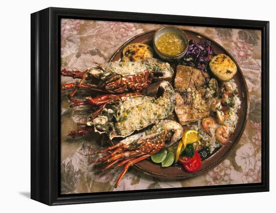 Close-up of Seafood Platter, Puerto Vallarta, Mexico-Merrill Images-Framed Premier Image Canvas