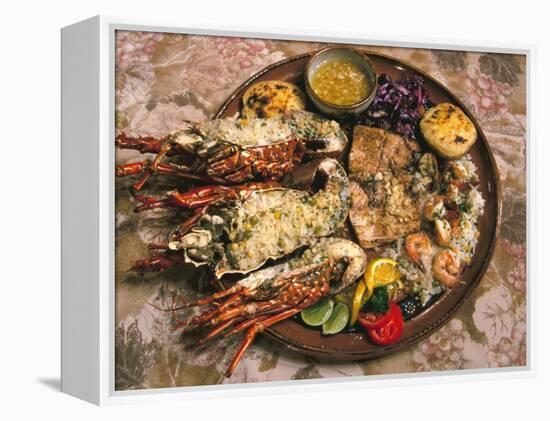 Close-up of Seafood Platter, Puerto Vallarta, Mexico-Merrill Images-Framed Premier Image Canvas