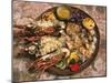 Close-up of Seafood Platter, Puerto Vallarta, Mexico-Merrill Images-Mounted Photographic Print