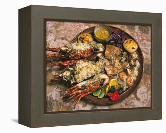 Close-up of Seafood Platter, Puerto Vallarta, Mexico-Merrill Images-Framed Premier Image Canvas