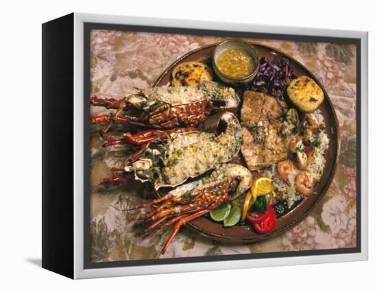 Close-up of Seafood Platter, Puerto Vallarta, Mexico-Merrill Images-Framed Premier Image Canvas