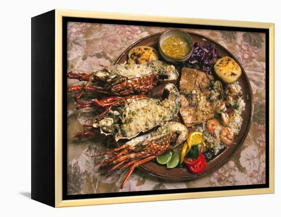 Close-up of Seafood Platter, Puerto Vallarta, Mexico-Merrill Images-Framed Premier Image Canvas