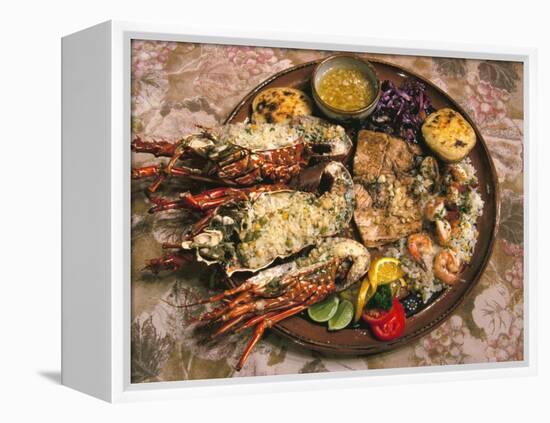 Close-up of Seafood Platter, Puerto Vallarta, Mexico-Merrill Images-Framed Premier Image Canvas