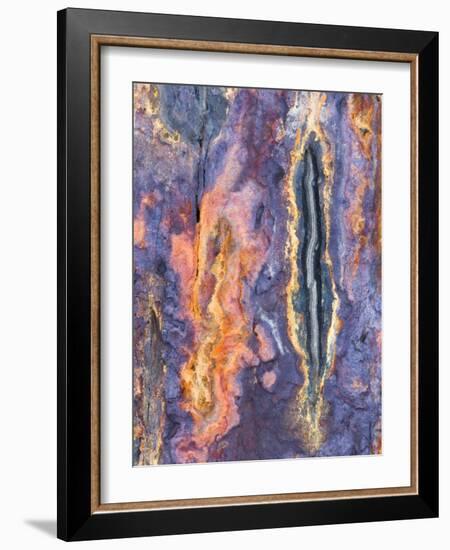 Close Up of Slate, Easdale, Scotland, UK-Niall Benvie-Framed Photographic Print