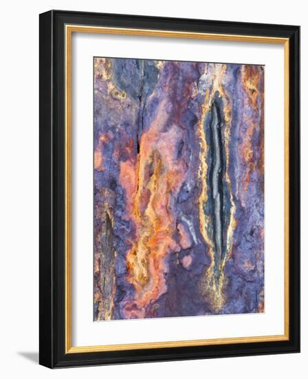 Close Up of Slate, Easdale, Scotland, UK-Niall Benvie-Framed Photographic Print