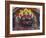 Close-up of Statue of Kalbairab at a Hindu Shrine, Katmandu, Nepal-Steve Satushek-Framed Photographic Print