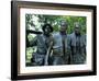 Close-Up of Statues on the Vietnam Veterans Memorial in Washington D.C., USA-Hodson Jonathan-Framed Photographic Print