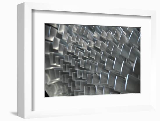 Close-Up of Steel Turbine Blades-photosoup-Framed Photographic Print