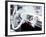 Close-Up of Steering Wheel and Interior of a Pink Cadillac Car-Mark Chivers-Framed Photographic Print