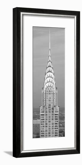 Close up of the Chrysler Building at sunset. It is the view from 42nd Street and 5th Avenue.-null-Framed Photographic Print