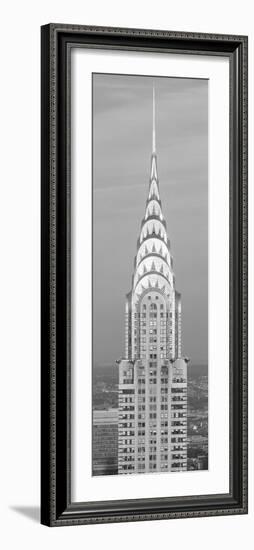 Close up of the Chrysler Building at sunset. It is the view from 42nd Street and 5th Avenue.-null-Framed Photographic Print