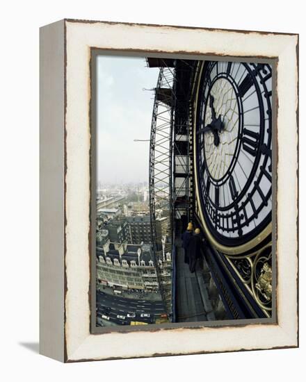 Close-Up of the Clock Face of Big Ben, Houses of Parliament, Westminster, London, England-Adam Woolfitt-Framed Premier Image Canvas