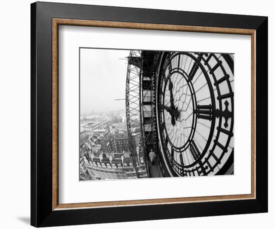 Close-Up of the Clock Face of Big Ben, Houses of Parliament, Westminster, London, England-Adam Woolfitt-Framed Photographic Print