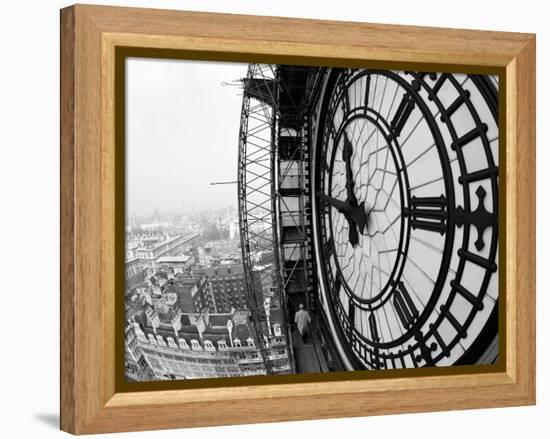 Close-Up of the Clock Face of Big Ben, Houses of Parliament, Westminster, London, England-Adam Woolfitt-Framed Premier Image Canvas