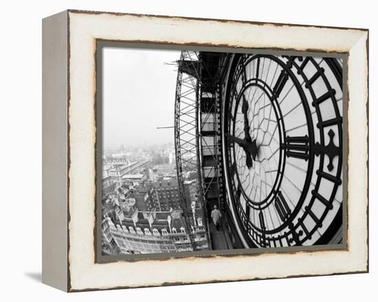 Close-Up of the Clock Face of Big Ben, Houses of Parliament, Westminster, London, England-Adam Woolfitt-Framed Premier Image Canvas