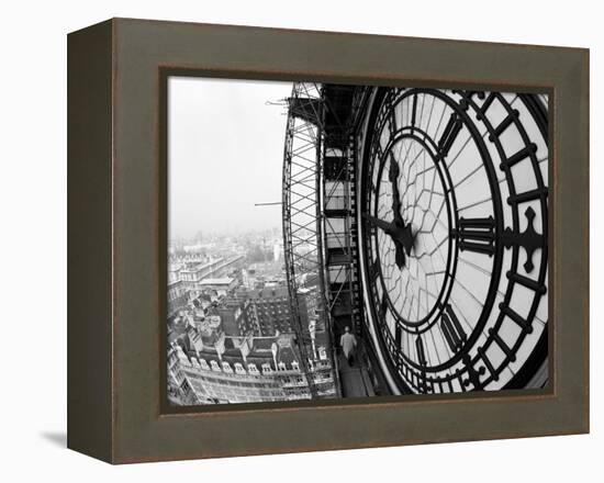 Close-Up of the Clock Face of Big Ben, Houses of Parliament, Westminster, London, England-Adam Woolfitt-Framed Premier Image Canvas