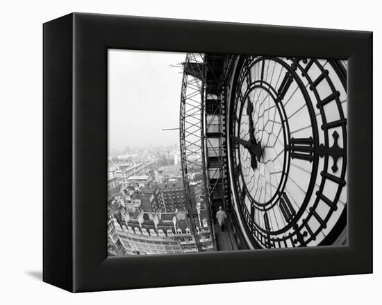 Close-Up of the Clock Face of Big Ben, Houses of Parliament, Westminster, London, England-Adam Woolfitt-Framed Premier Image Canvas