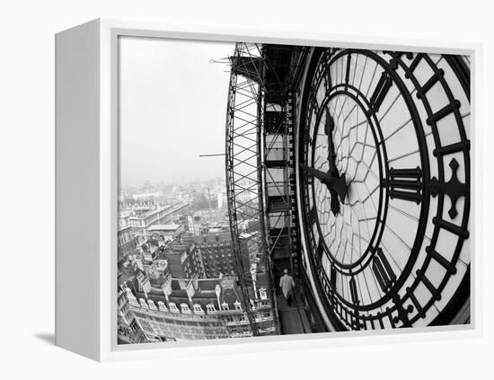 Close-Up of the Clock Face of Big Ben, Houses of Parliament, Westminster, London, England-Adam Woolfitt-Framed Premier Image Canvas