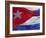 Close-up of the Cuban Flag, Havana, Cuba-Gavin Hellier-Framed Photographic Print