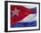 Close-up of the Cuban Flag, Havana, Cuba-Gavin Hellier-Framed Photographic Print