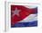 Close-up of the Cuban Flag, Havana, Cuba-Gavin Hellier-Framed Photographic Print