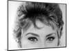 Close Up of the Eyes of Actress Sophia Loren-Alfred Eisenstaedt-Mounted Photographic Print