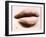 Close-up of the Mouth of a Woman (front View)-Cristina-Framed Photographic Print