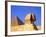 Close-up of the Sphinx and Pyramids of Giza, Egypt-Bill Bachmann-Framed Photographic Print