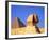 Close-up of the Sphinx and Pyramids of Giza, Egypt-Bill Bachmann-Framed Photographic Print