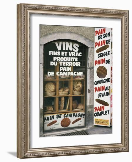 Close-Up of the Window Display of a Boulangerie in the Midi-Pyrenees, France, Europe-Michael Busselle-Framed Photographic Print