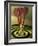 Close-up of Three Darts in the Bull's-Eye of a Dartboard-null-Framed Photographic Print